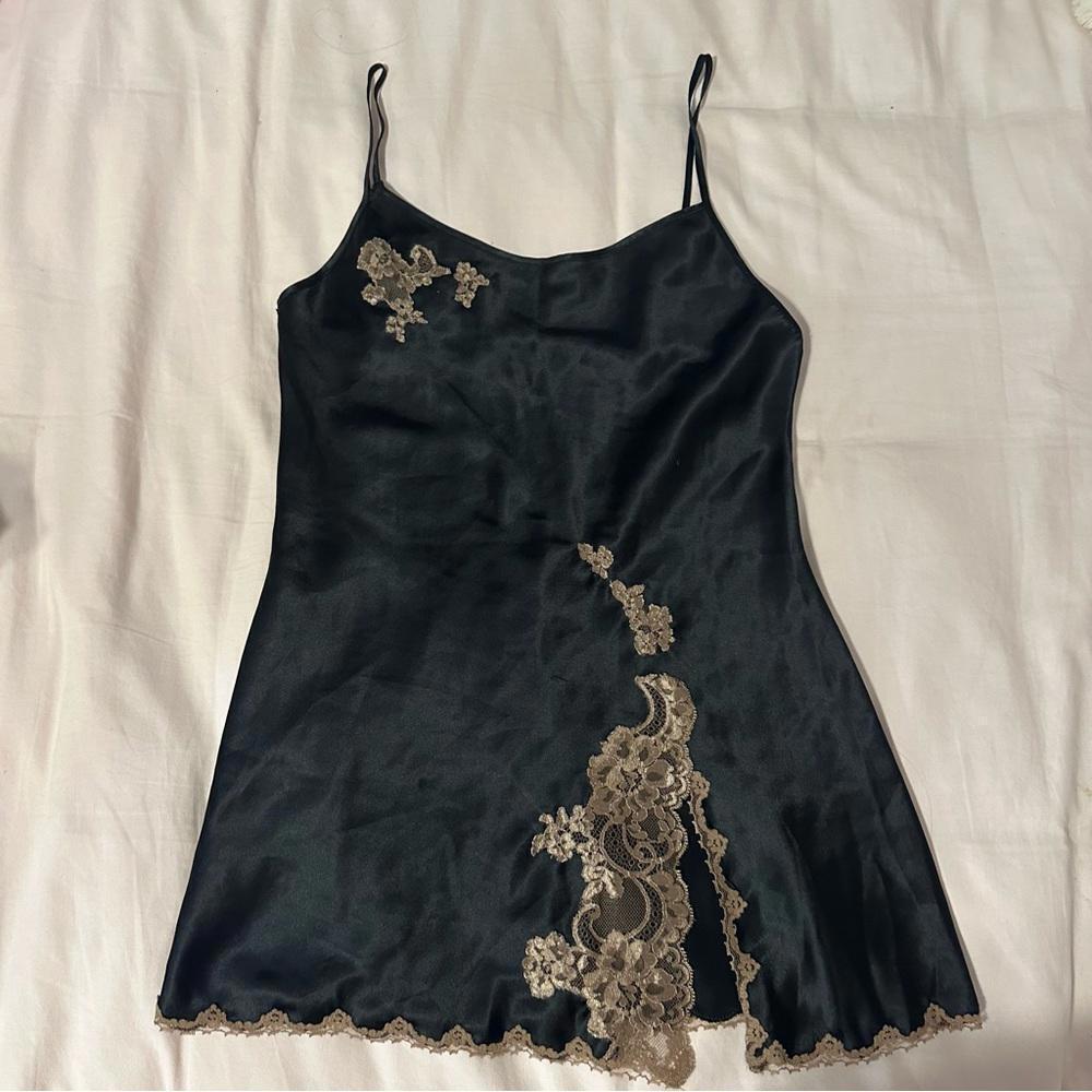 Victoria Secret Vintage Y2K Black slip dress